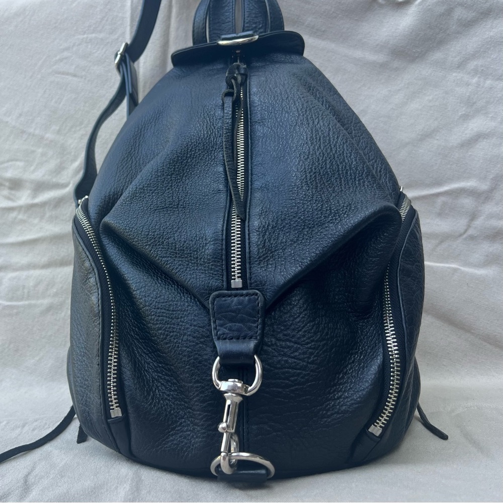 Rebecca Minkoff Julian Pebbled Leather Backpack (Genuine Leather)